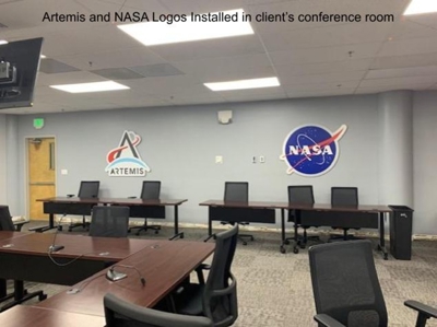 Custom Logo Fabrication - NASA Project Photo